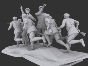red army pack 3D Model