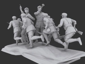 red army pack 3D Model