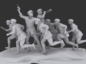 red army pack 3D Model