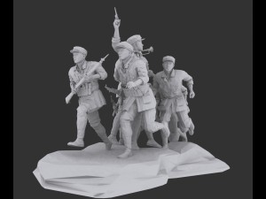 red army pack 3D Model