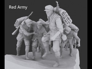 red army pack 3D Model