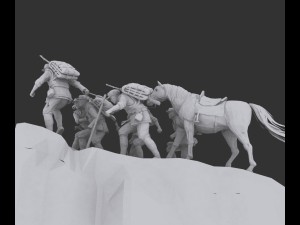 red army pack 3D Model