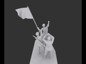 red army pack 3D Model