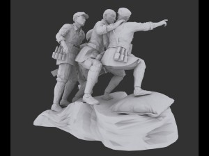 red army pack 3D Model