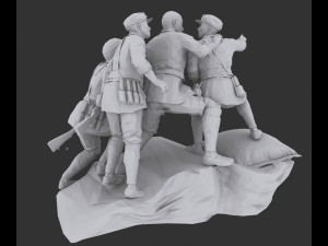 red army pack 3D Model