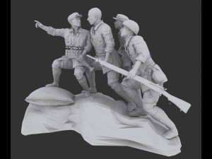 red army pack 3D Model