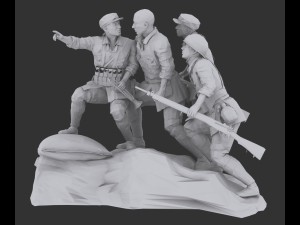 red army pack 3D Model
