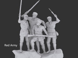 red army pack 3D Model