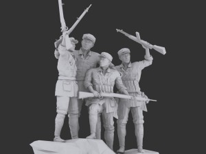 red army pack 3D Model
