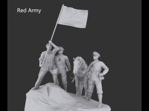red army pack 3D Model