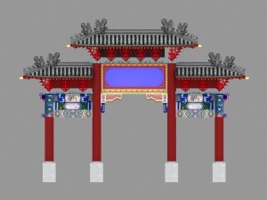 ancient chinese building pack 3D Модель