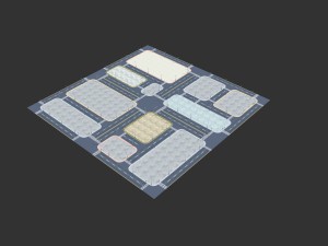 very practical street block road 3Dモデル