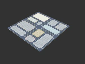 very practical street block road 3D Model