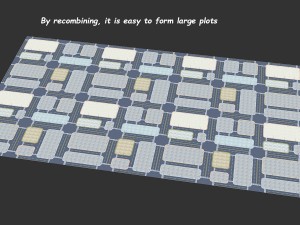 very practical street block road 3Dモデル