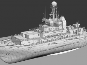 marine climate research vessel 3D 모델