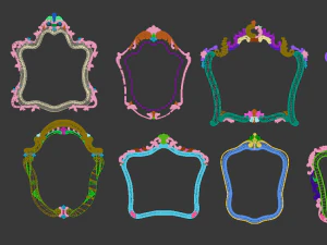 cool mirrors 3D Model