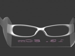 glasses block side light 3D 打印模型