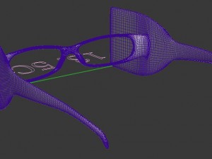 glasses block side light 3D 打印模型