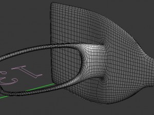 glasses block side light 3D 打印模型