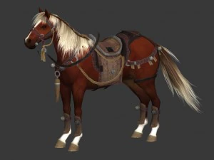horse pack 3D Model