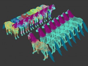 horse pack 3D 模型