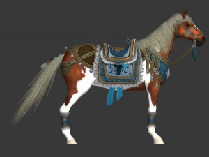 horse pack 3D 模型