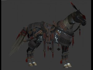 horse pack 3D 模型