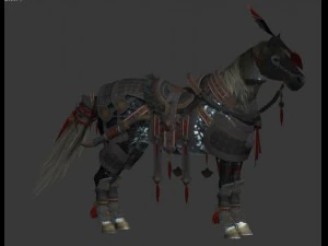 horse pack 3D Model