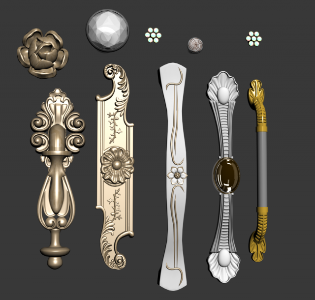 doorknob 3D-Modell .c4d .max .obj .3ds .fbx .stl .blend 