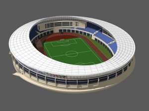standard stadium 3D-Modell