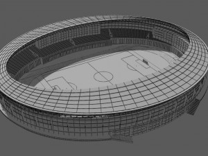 standard stadium 3D-Modell