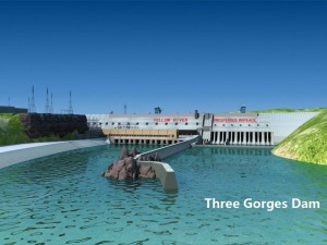 three gorges damsan xia dam 3D Model