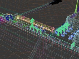 three gorges damsan xia dam 3D Model
