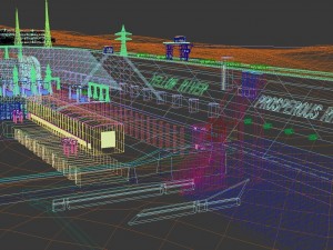 three gorges damsan xia dam 3D Model