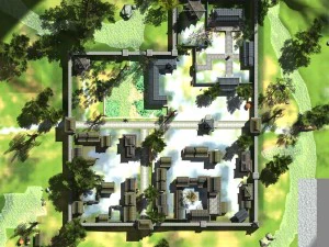 ancient chinese building 3D Model