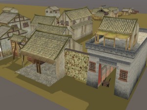 qing ming shang he tu 3Dモデル