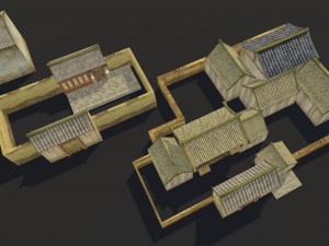 qing ming shang he tu 3Dモデル