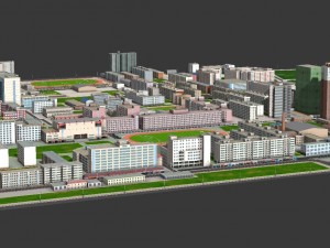 real city 3D मॉडल