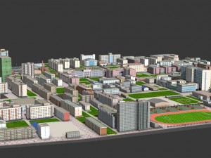 real city 3D मॉडल