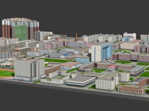 real city 3D मॉडल