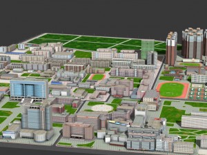 real city 3D मॉडल