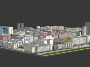 real city 3D मॉडल