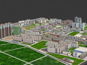 real city 3D मॉडल