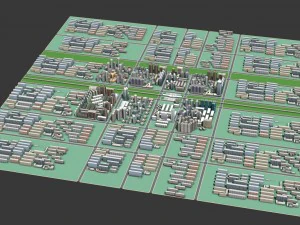 shu zhou railway station 3D Model