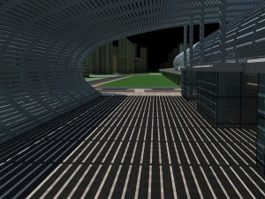 railway station 3D Model