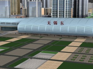 railway station 3D Model
