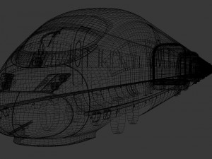 high rail 3D Model