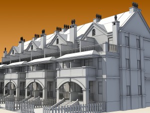 townhouses 3D Model