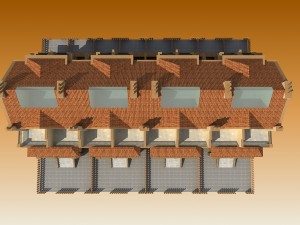 townhouses 3D Model