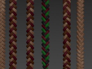 braided hair Modelo 3D